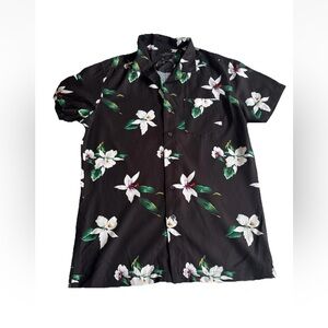 Marc Anthony Men’s Button Up floral Colorful Tour Slim Fit Shirt Size Small